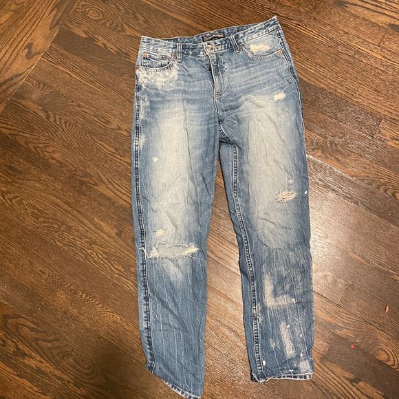 Abercrombie & Fitch High Rise Jeans Size 28 - Picture 3 of 9